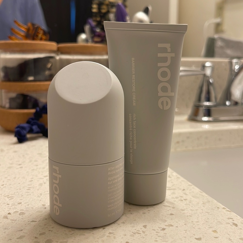 Rhode Skin serum and moisturizer